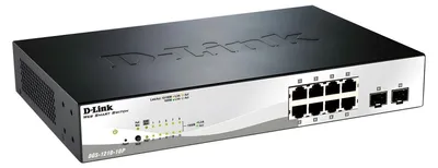 Produktbild von D-Link DGS-1210-10P 10-Port Web Smart Gigabit PoE Switch