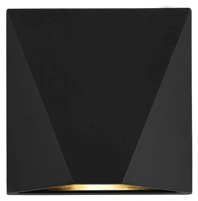 Image de Applique murale LED, éclairage extérieur, métal, noir, IP54