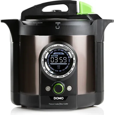 Immagine prodotto di Pentola a pressione e slow cooker multifunzione - DOMO DO42707PP
