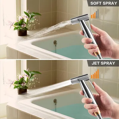 Heyalan Duscharmatur Freiliegend Matt Schwarz - 3 Funktionen, Verstellbare Halterung, Regendusche & Handbrause, Messing