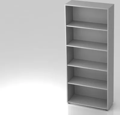 Produktbild von Hammerbacher Regal - 5OH, 33 cm tief, Grau