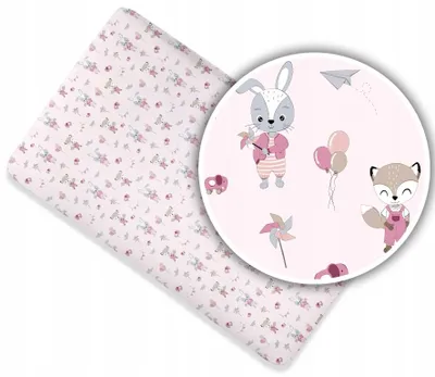 Produktbild von Spannbettlaken für Kinderbett 60x120 cm - 100% Baumwolle -
