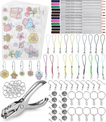 Produktbild von Famanu Krimpfolie Set für kreative DIY-Projekte - 195 Teile