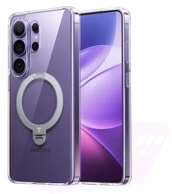 Image de Torras – Étui de protection Ostand Spin Series avec support pivotant pour Samsung Galaxy S26 Ultra – transparent