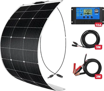 Obrázek produktu pro Solární panel, polopružný, odolná konstrukce, sada 100 W