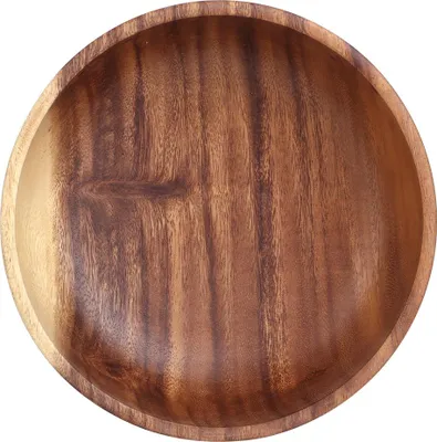 Produktbild von 22 x 7,5 cm Umweltfreundliche Salatschüssel aus Holz, Servierschale für Obst und Gemüse, Küchengeschirr