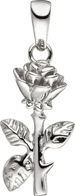 Produktbild von JOBO Anhänger Rose 925 Sterling Silber Silberanhänger