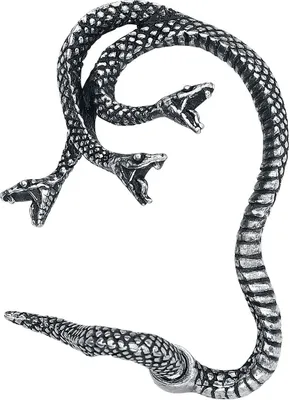 Produktbild von Alchemy Gothic Ohrstecker Damen Khthonis silberfarben Standard