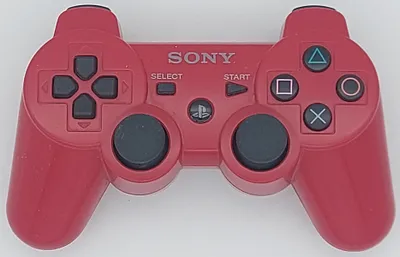 Produktbild von Sony Playstation 3 Controller Gamepad Drücker Wireless PS3 Original Rot