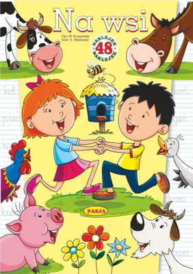 Produktbild von Kolorowanka Na Wsi edukacyjna z naklejkami dla dzieci