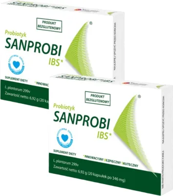 Produktbild von Sanprobi IBS Probiotikum Probiotisch Lactobacillus Plantarum 3+ Jahre 20 Kaps.x2