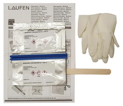 Produktbild von Laufen Reparaturset Marbond, für Dusch- und Badewannen, weiß, 210x160x115mm, 1 Stk.