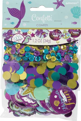 Produktbild von Amscan 360275 - Confetti Mermaid Wishes, Paper/Foil, 34 G, Colorful
