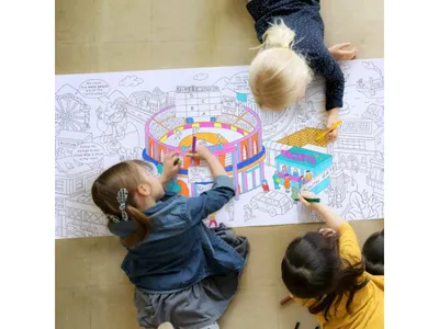 Immagine prodotto di Carta da colorare a rotolo - Città