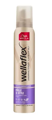 Image de Wellaflex, Fulle & Style Hair Mousse, 200 ml (PRODUIT D'ALLEMAGNE)