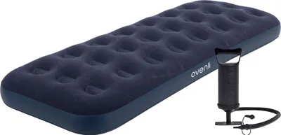 Produktbild von Avenli Camping-Luftmatratze, blau, 191 x 73 x 22 cm, 100 kg, PVC, Coil-Beam Konstruktion, hautfreundlich