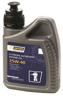 Immagine prodotto di Vetus Olio per fuoribordo a 4 tempi 25W-40 1 l Trasparente  Trasparente Taglia unica