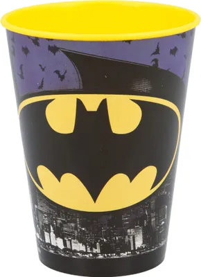 Produktbild von WIEDERVERWENDBARER KINDERBECHER AUS BPA-FREIEM KUNSTSTOFF 260 ML | BATMAN SYMBOL, Bunt