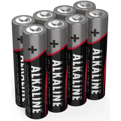 Obrázek produktu pro Ansmann 5015360, Baterie na jedno použití, Alkalický, 1,5 V, 8 kusů, Vícebarevný, 10,5 mm