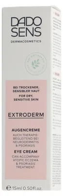 Produktbild von DADO SENS 114021143, Augencreme, Unisex, Empflindliche Haut, Sehr trockene Haut, Feuchtigkeitsspendend, Beruhigend, Verstärkung, Tube, Peg, Paraffin, Konservierungsmittel, Silikon