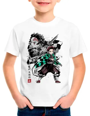 Produktbild von BaumwolleCloud Inked Tanjiro Kinder T-Shirt  anime japan manga