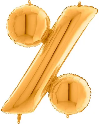 Produktbild von Riesenbuchstabe Folienballon 40"/102cm | Gold #%