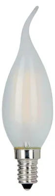 Imagen del producto de Lámpara LED tipo vela Alcapower, con base C37, vidrio translúcido, casquillo E14, 4W, 500 lúmenes, 3000K (blanco cálido), 230V, de bajo consumo y larga duración