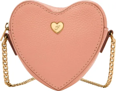 Produktbild von FOSSIL Umhängetasche Vday Heart Zip Ethereal Pink lachsfarben