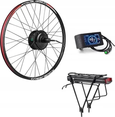 Produktbild von BAFANG 48V 500W Fahrrad-Umrüstsatz 15AH Gepäckträgerbatterie