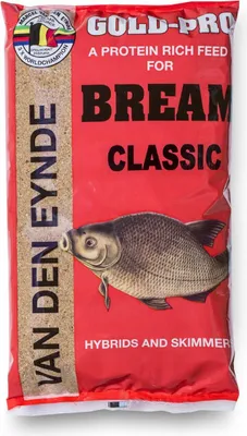 A bag of fishing bait with a fish illustration.