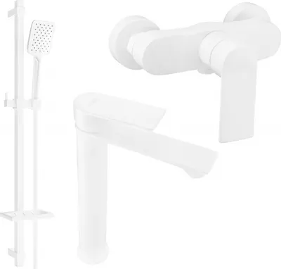 Produktbild von Mexen Royo DQ62 Brausegarnitur, Weiß - 72214DQ62-20