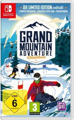 Produktbild von Grand Mountain Adventure, Wonderlands, 1 Nintendo Switch-Spiel (Limited Edition)