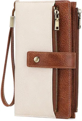 Immagine prodotto di Portafoglio da donna con protezione RFID, porta carte di credito, portafoglio da viaggio