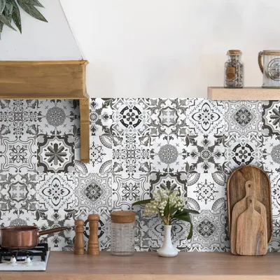 Productafbeelding van Zelfklevende tegelstickers - Geschikt voor keuken en badkamer - 15x15 cm