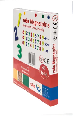 Zdjęcie produktu dla roba 0021, Magnes na tablicę, Wielobarwny, Drewno, CE, 325 mm, 205 mm