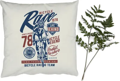 Produktbild von MuchoWow® Zierkissen Sofakissen Wohnzimmer Dekokissen 40x40 cm Radsport - Retro - Fahrrad - Foto Kissen - Schlafzimmer Dekoration