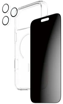 Produktbild von PanzerGlass ® | CARE by ® 3-in-1 Privacy Set iPhone 17 Pro Max, Apple, Apple - iPhone 17 Pro Max, Trockene Anwendung, Kratzresistent, Schockresistent, Transparent, 1 Stück(e)