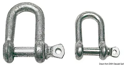 Produktbild von Schäkel aus verzinkter Stahl 14 mm Osculati 08.320.14