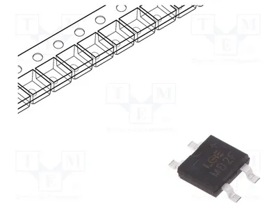 Produktbild von 10x Einphasen Brückengleichrichter If: 0,5A Urmax: 200V Ifsm: 35A MB2F Einphasendi