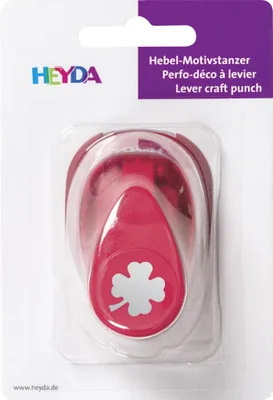 Obrázek produktu pro Heyda 203687609 Děrovačka s motivem "Čtyřlístek", malá, 17 mm