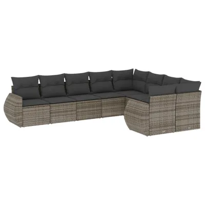 Produktbild von VidaXL 3221839, Dunkles Grau, Rattan, Stahl, 110 kg, Erwachsene & Kinder, 710 mm, 620 mm