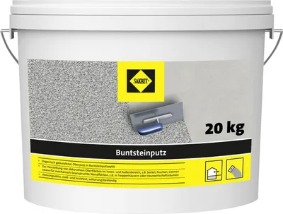 Produktbild von SAKRET Buntsteinputz dunkelgrau 20 kg