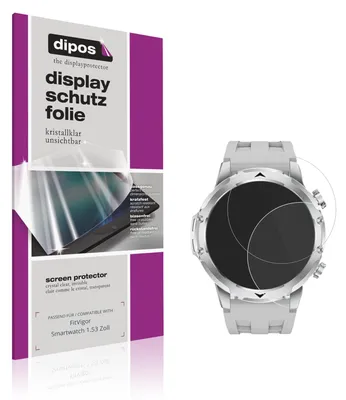 Image de 6x Film de protection d'écran pour FitVigor Smartwatch 1.53 Zoll protecteur clair dipos