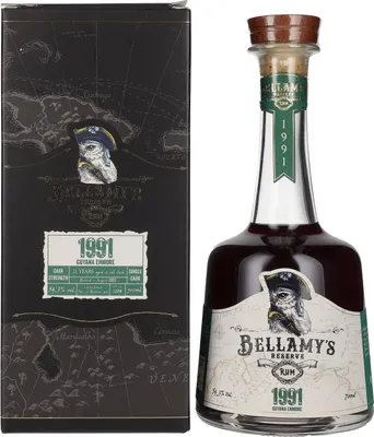 Image de Bellamy's Reserve Rum Guyana Enmore 1991 54,3% Vol. 0,7l en boîte cadeau