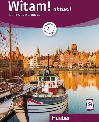 A book cover featuring a scenic view of a European city's waterfront with boats.