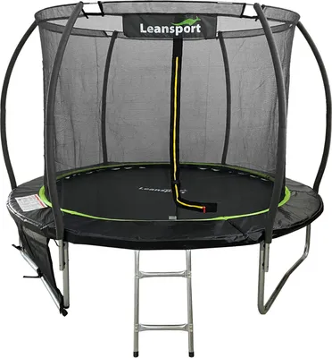 Produktbild von LEAN Sport Max 10ft Trampolin Schwarz und Grün