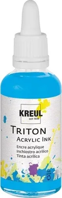 Produktbild von KREUL Acryltinte TRITON Acrylic Ink lichtblau 50 ml