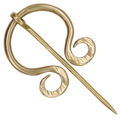 Produktbild von Wikinger Omega Fibel aus Messing