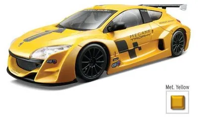 Immagine prodotto di Bburago Model Renault Megane Trophy Żółty Metalowy Skala 1:24