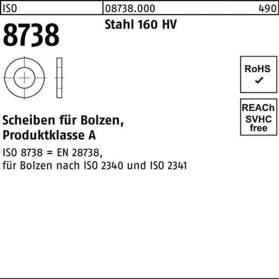 Produktbild von Reyher  Scheiben ISO 8738 Stahl 30 (100 Stück)